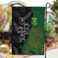 Aotearoa South Africa Rugby Freedom Cup Garden Flag Kiwi Warriors Haka with King Protea Symbol - African Pride