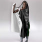Aotearoa South Africa Rugby Freedom Cup Hooded Blanket Kiwi Warriors Haka with King Protea Symbol - African Pride