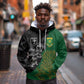 Custom Aotearoa South Africa Rugby Freedom Cup Hoodie Kiwi Warriors Haka with King Protea Symbol - African Pride