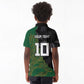 Custom Aotearoa South Africa Rugby Freedom Cup Kid Polo Shirt Kiwi Warriors Haka with King Protea Symbol - African Pride