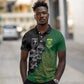 Custom Aotearoa South Africa Rugby Freedom Cup Polo Shirt Kiwi Warriors Haka with King Protea Symbol - African Pride