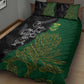 Aotearoa South Africa Rugby Freedom Cup Quilt Bed Set Kiwi Warriors Haka with King Protea Symbol - African Pride