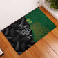 Aotearoa South Africa Rugby Freedom Cup Rubber Doormat Kiwi Warriors Haka with King Protea Symbol - African Pride