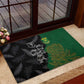Aotearoa South Africa Rugby Freedom Cup Rubber Doormat Kiwi Warriors Haka with King Protea Symbol - African Pride