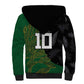 Custom Aotearoa South Africa Rugby Freedom Cup Sherpa Hoodie Kiwi Warriors Haka with King Protea Symbol - African Pride