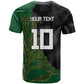 Custom Aotearoa South Africa Rugby Freedom Cup T shirt Kiwi Warriors Haka with King Protea Symbol - African Pride