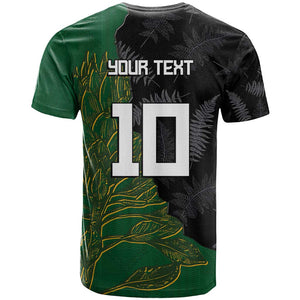 Custom Aotearoa South Africa Rugby Freedom Cup T shirt Kiwi Warriors Haka with King Protea Symbol - African Pride