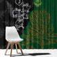Aotearoa South Africa Rugby Freedom Cup Window Curtain Kiwi Warriors Haka with King Protea Symbol - African Pride