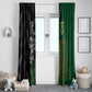 Aotearoa South Africa Rugby Freedom Cup Window Curtain Kiwi Warriors Haka with King Protea Symbol - African Pride
