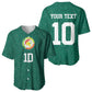 Custom Senegal Football Baseball Jersey Traditional Senegalese Fabric Sporty Style