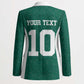 Custom Senegal Football Blazer Traditional Senegalese Fabric Sporty Style