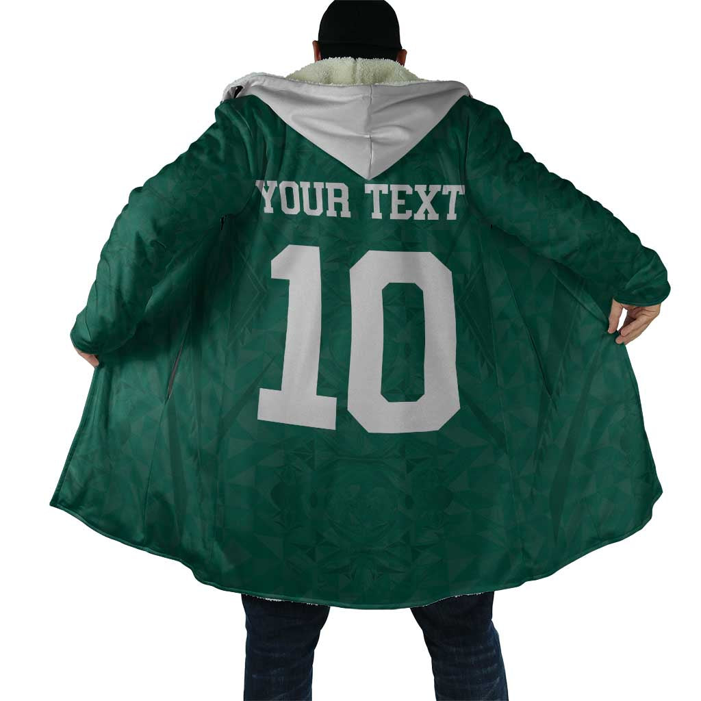 Custom Senegal Football Cloak Traditional Senegalese Fabric Sporty Style
