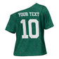 Custom Senegal Football Cross Shoulder Shirt Traditional Senegalese Fabric Sporty Style