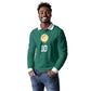 Custom Senegal Football Long Sleeve Polo Shirt Traditional Senegalese Fabric Sporty Style