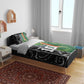 Custom Aotearoa South Africa Rugby Freedom Cup Bedding Set Maori Silver Fern Art and Sporty Flag SA - African Pride
