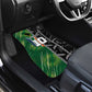 Custom Aotearoa South Africa Rugby Freedom Cup Car Mats Maori Silver Fern Art and Sporty Flag SA - African Pride