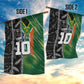 Custom Aotearoa South Africa Rugby Freedom Cup Garden Flag Maori Silver Fern Art and Sporty Flag SA - African Pride