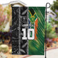 Custom Aotearoa South Africa Rugby Freedom Cup Garden Flag Maori Silver Fern Art and Sporty Flag SA - African Pride