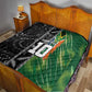 Custom Aotearoa South Africa Rugby Freedom Cup Quilt Maori Silver Fern Art and Sporty Flag SA - African Pride