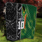 Custom Aotearoa South Africa Rugby Freedom Cup Quilt Maori Silver Fern Art and Sporty Flag SA - African Pride