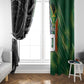 Custom Aotearoa South Africa Rugby Freedom Cup Window Curtain Maori Silver Fern Art and Sporty Flag SA - African Pride