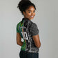 Custom Aotearoa South Africa Rugby Freedom Cup Women Polo Shirt Maori Silver Fern Art and Sporty Flag SA - African Pride