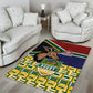 South Africa Rugby Area Rug Go Bokke-Amabokoboko Spirit - African Pride
