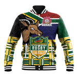 South Africa Rugby Baseball Jacket Go Bokke-Amabokoboko Spirit - African Pride