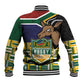 South Africa Rugby Baseball Jacket Go Bokke-Amabokoboko Spirit - African Pride