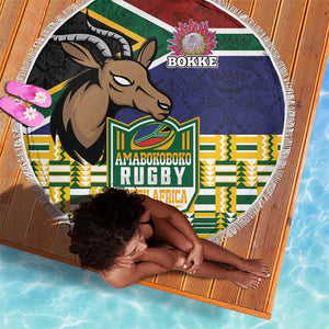 South Africa Rugby Beach Blanket Go Bokke-Amabokoboko Spirit - African Pride