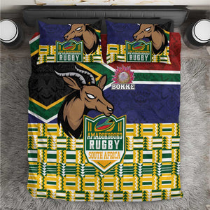 South Africa Rugby Bedding Set Go Bokke-Amabokoboko Spirit - African Pride