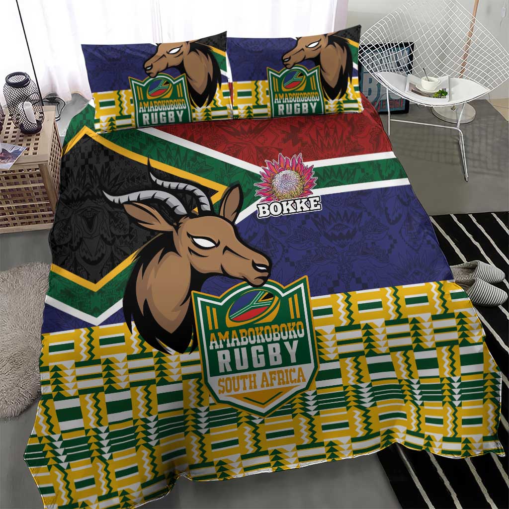 South Africa Rugby Bedding Set Go Bokke-Amabokoboko Spirit - African Pride