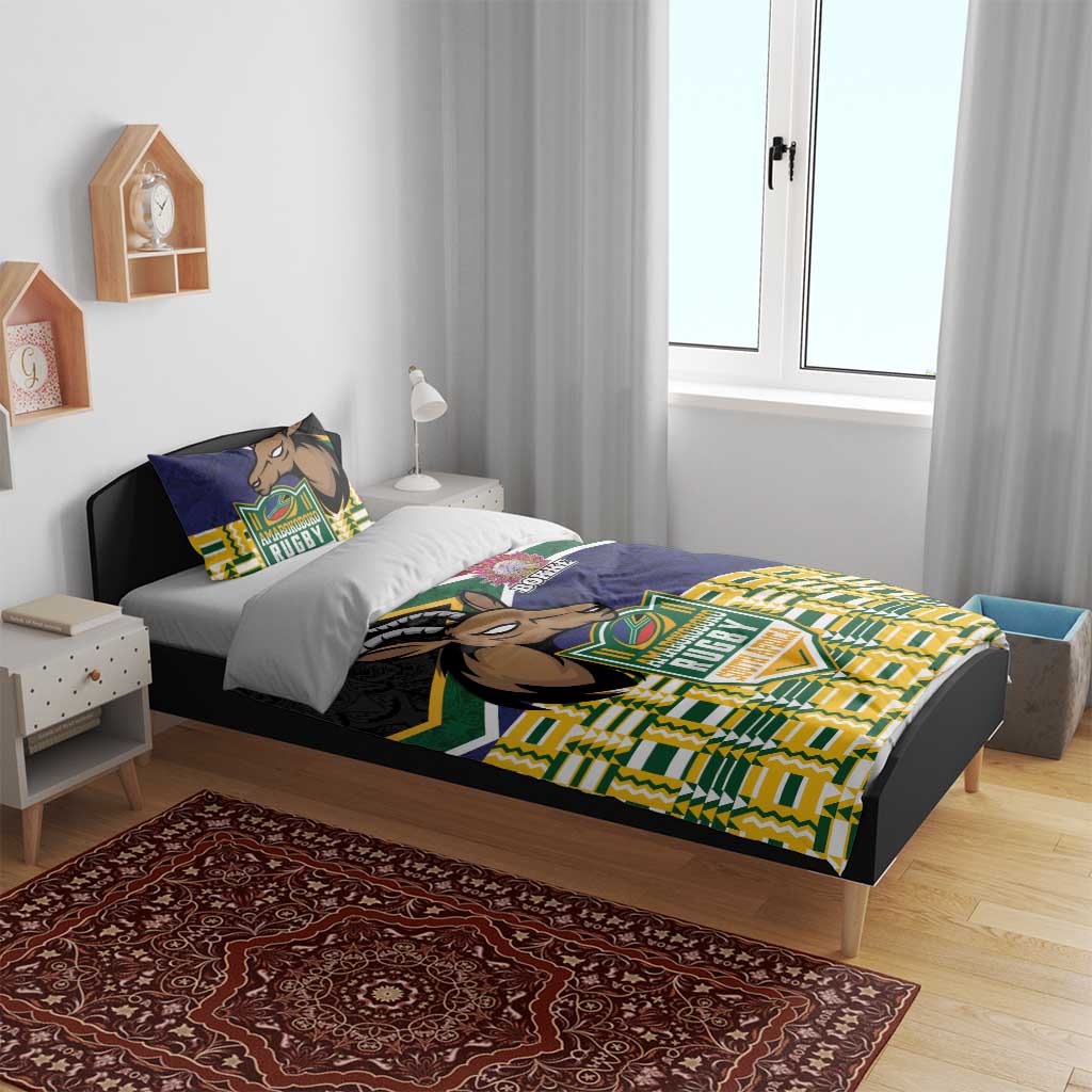 South Africa Rugby Bedding Set Go Bokke-Amabokoboko Spirit - African Pride