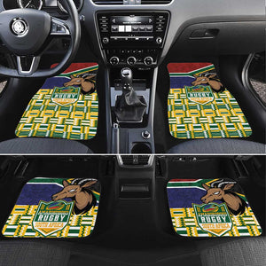 South Africa Rugby Car Mats Go Bokke-Amabokoboko Spirit - African Pride