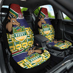 South Africa Rugby Car Seat Cover Go Bokke-Amabokoboko Spirit - African Pride