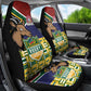 South Africa Rugby Car Seat Cover Go Bokke-Amabokoboko Spirit - African Pride