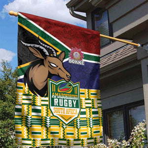 South Africa Rugby Garden Flag Go Bokke-Amabokoboko Spirit - African Pride