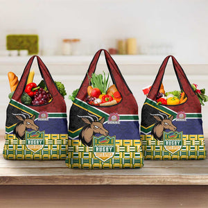 South Africa Rugby Grocery Bag Go Bokke-Amabokoboko Spirit - African Pride