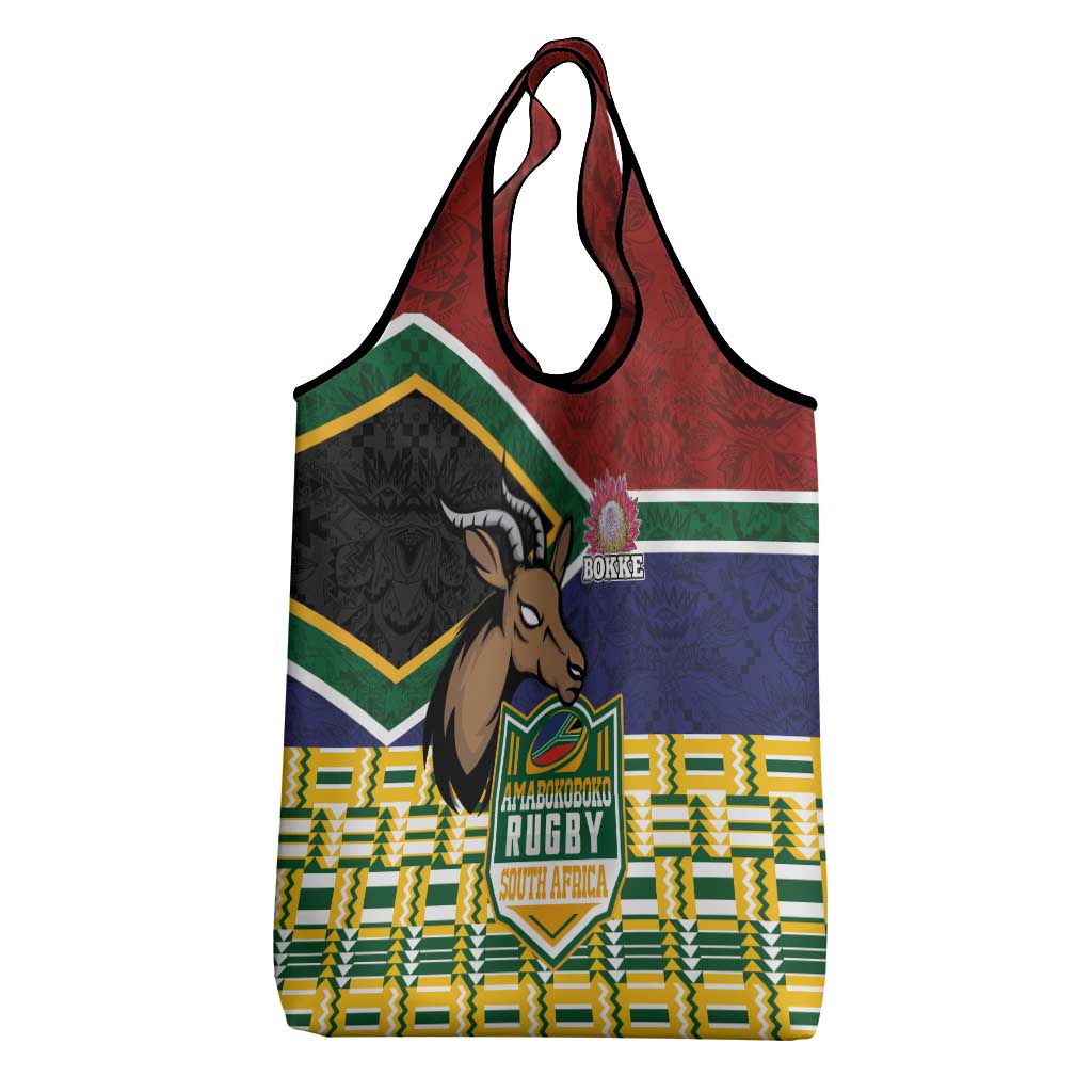 South Africa Rugby Grocery Bag Go Bokke-Amabokoboko Spirit - African Pride