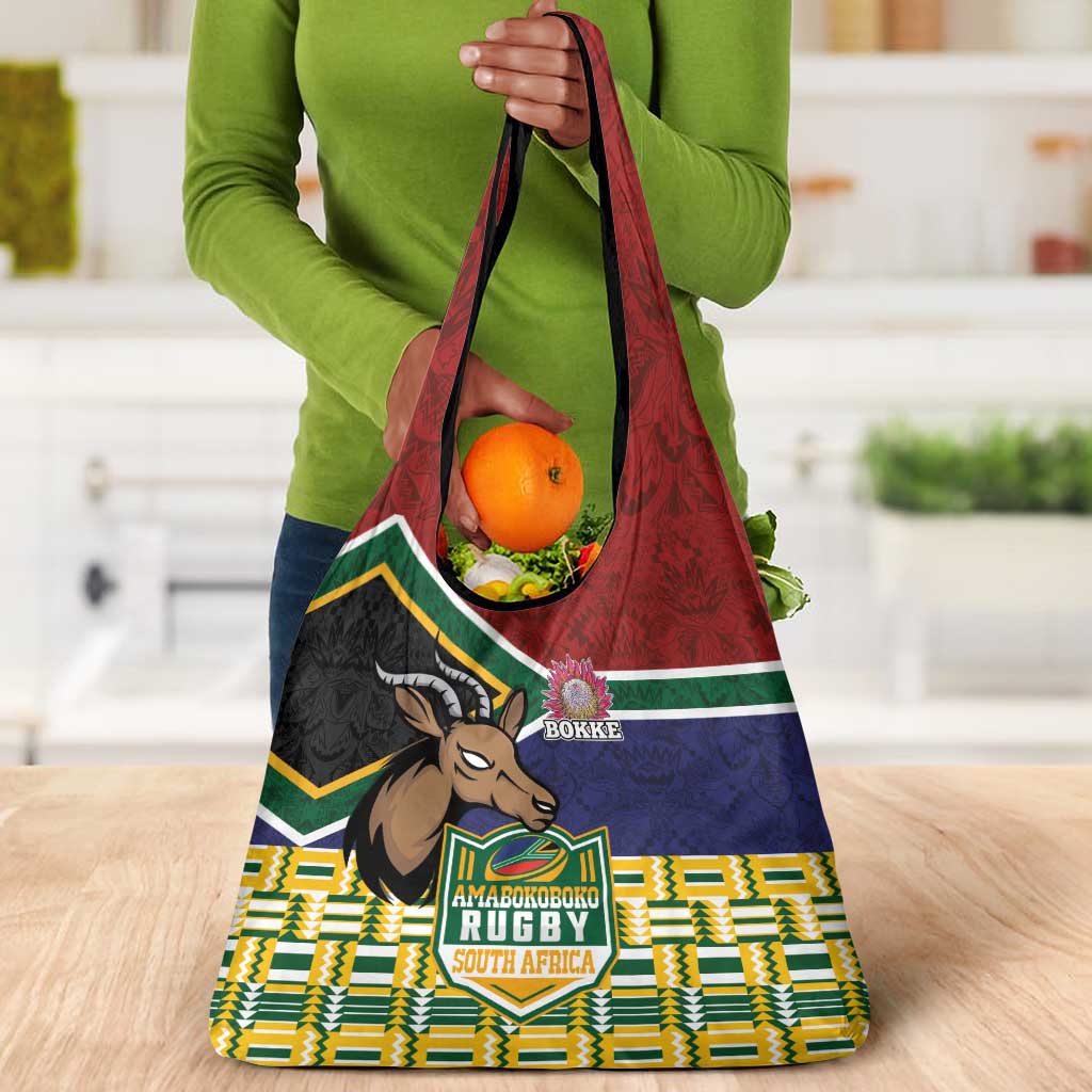 South Africa Rugby Grocery Bag Go Bokke-Amabokoboko Spirit - African Pride