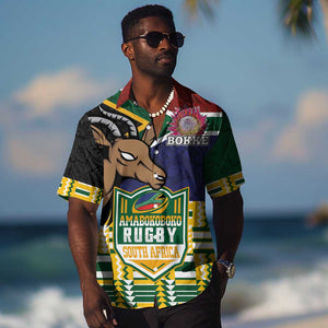 South Africa Rugby Hawaiian Shirt Go Bokke-Amabokoboko Spirit - African Pride
