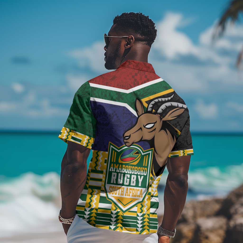 South Africa Rugby Hawaiian Shirt Go Bokke-Amabokoboko Spirit - African Pride