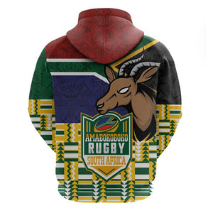 South Africa Rugby Hoodie Go Bokke-Amabokoboko Spirit - African Pride