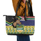 South Africa Rugby Leather Tote Bag Go Bokke-Amabokoboko Spirit - African Pride