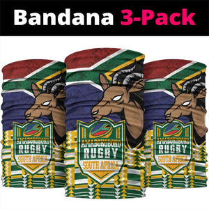 South Africa Rugby Neck Gaiter Go Bokke-Amabokoboko Spirit - African Pride