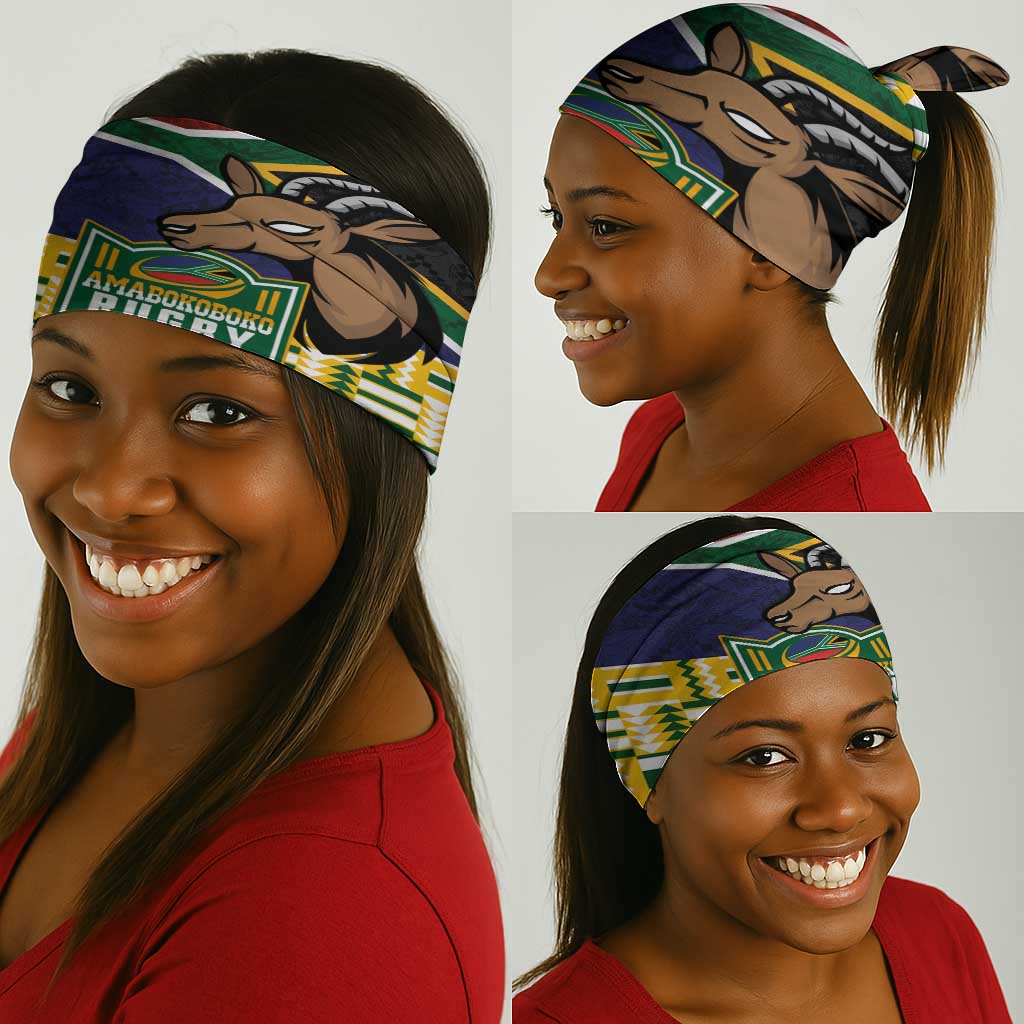 South Africa Rugby Neck Gaiter Go Bokke-Amabokoboko Spirit - African Pride
