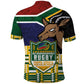 South Africa Rugby Polo Shirt Go Bokke-Amabokoboko Spirit - African Pride
