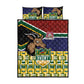 South Africa Rugby Quilt Bed Set Go Bokke-Amabokoboko Spirit - African Pride