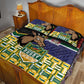 South Africa Rugby Quilt Bed Set Go Bokke-Amabokoboko Spirit - African Pride