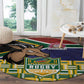 South Africa Rugby Round Carpet Go Bokke-Amabokoboko Spirit - African Pride